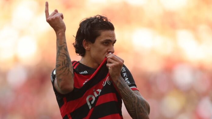 Com 28 gols em 38 jogos, Pedro é o artilheiro do Brasil entre jogadores que disputam a Série A em 2024