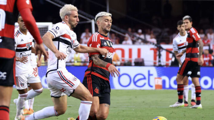 Calleri e Arrascaeta estão entre os principais destaques de São Paulo e Flamengo