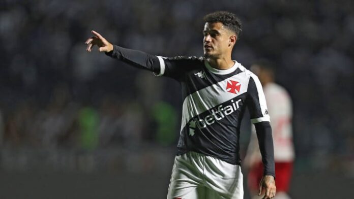 Coutinhou disputou três jogos pelo Vasco
