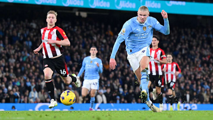 Com Haaland e companhia, Manchester City luta para defender o 100% de aproveitamento na Premier League.