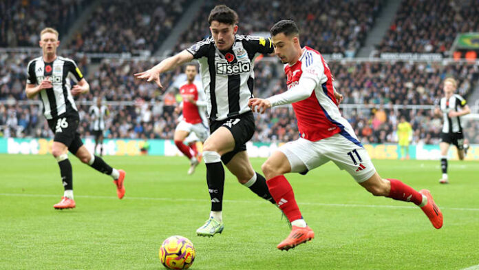 Arsenal e Newcastle se enfrentam pelas semis da Copa da Liga Inglesa 2024/25