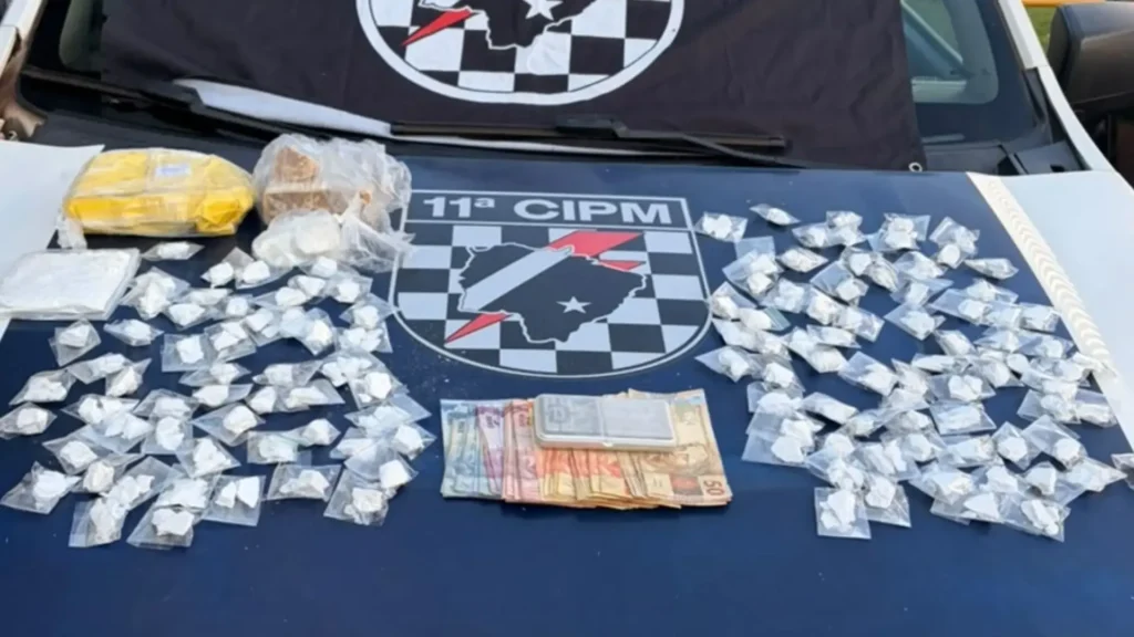 PM prende motorista de 31 anos com 4,3 kg de cocaína após fuga em Campo Grande